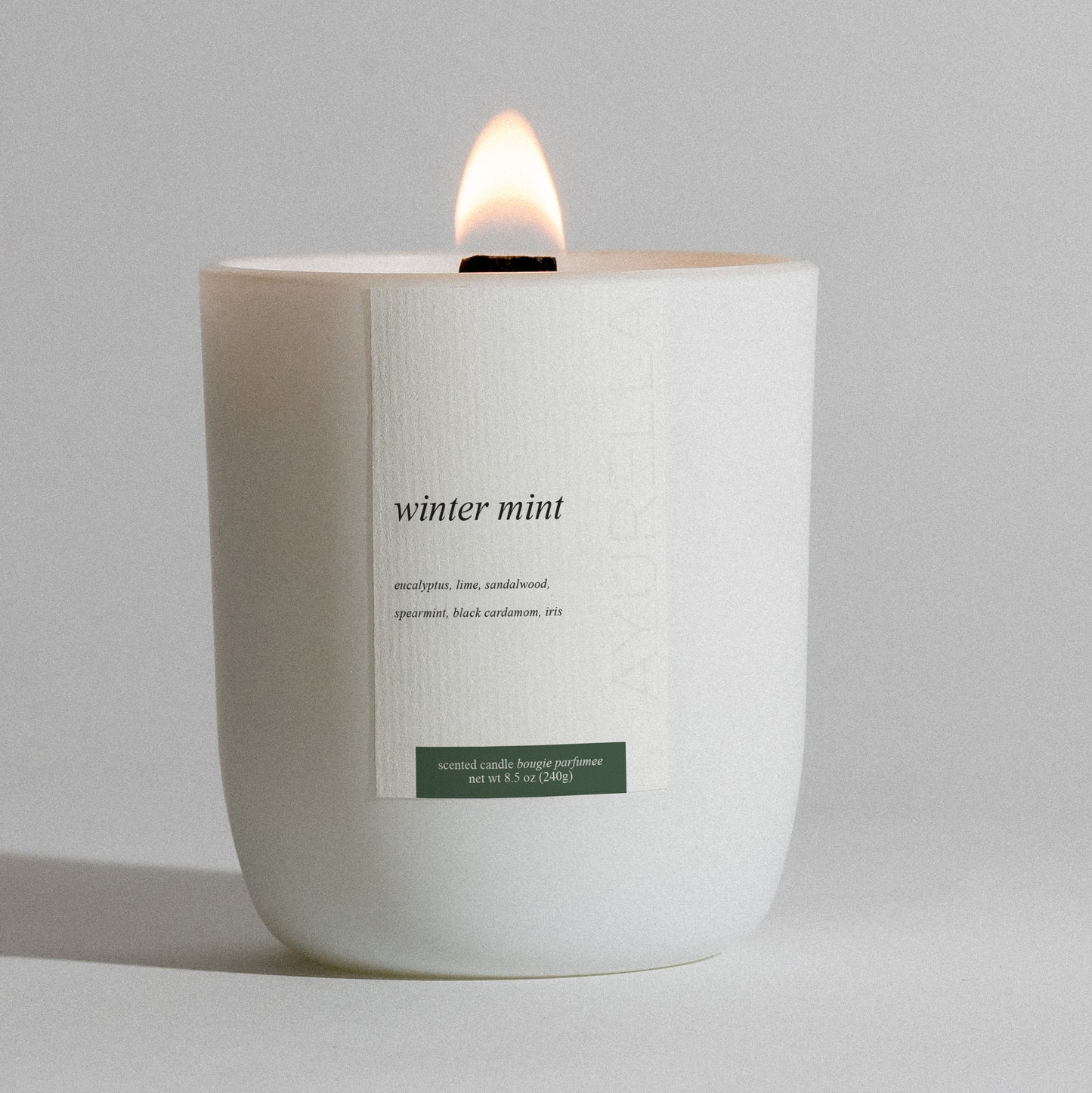 winter mint candle