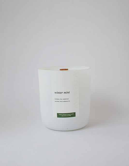 winter mint candle