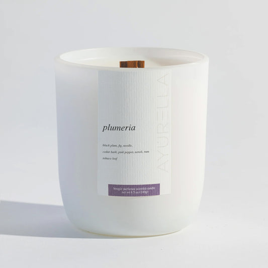 plumeria candle