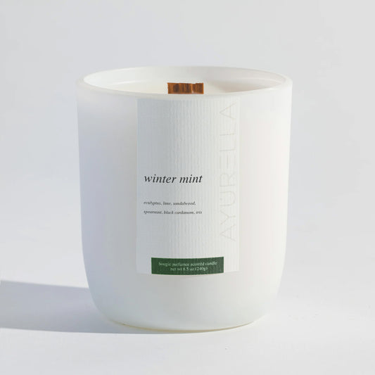 winter mint candle